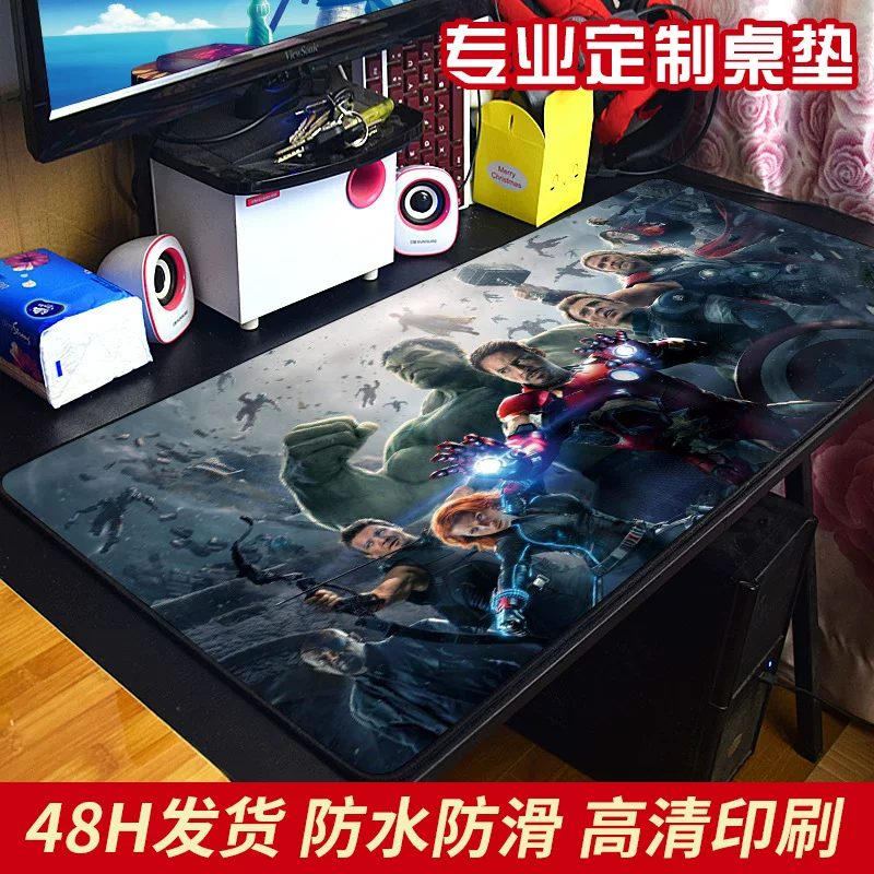 Waterproof big heroes, mouse, keyboard, Marvel, increased thickness