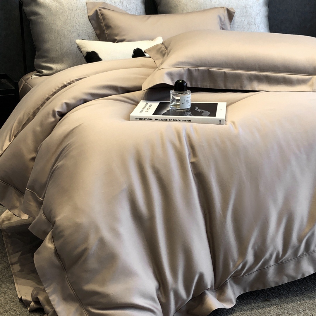 Bettwäsche Set Aus Langstapelbaumwolle, Minimalistisches Design_voghion.com
