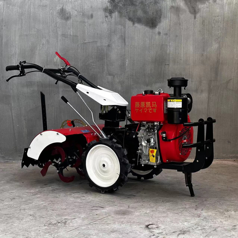 柴油新款微耕机四驱旋耕机农用小型开沟机耕田起垄犁地新型耕地机