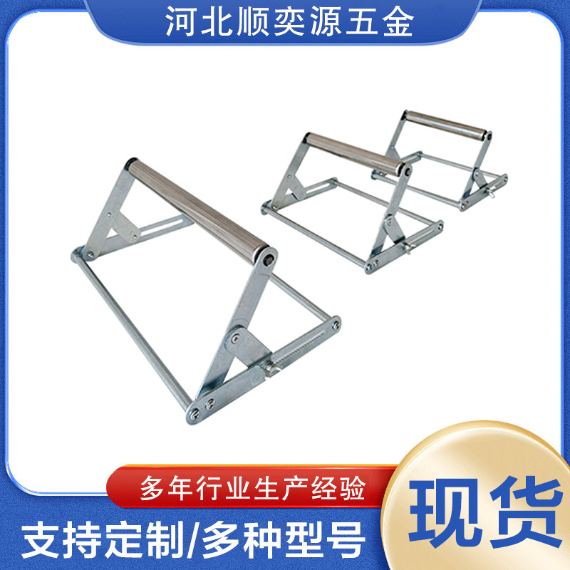 切割机托料架支架加厚不锈钢长料支撑架多功能下料可调滚轮支架