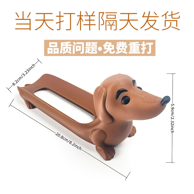 Venta caliente transfronteriza Amazon nuevo Dachshund Tray Dachshund Dog Puppy Bandeja Sandwich Plato Decoración