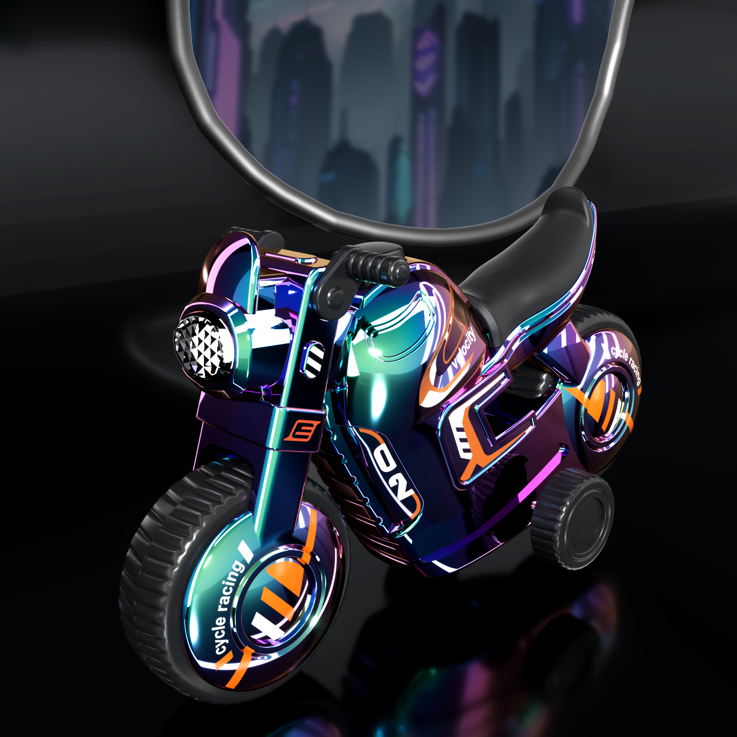 motocicleta infantil modelo de simulación de inercia locomotora juguetes luces y efectos de sonido juguetes deslizantes niños carro al por mayor