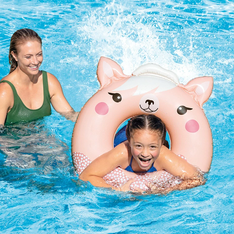 Intex, genuine swimming ring for adults, increased thickness