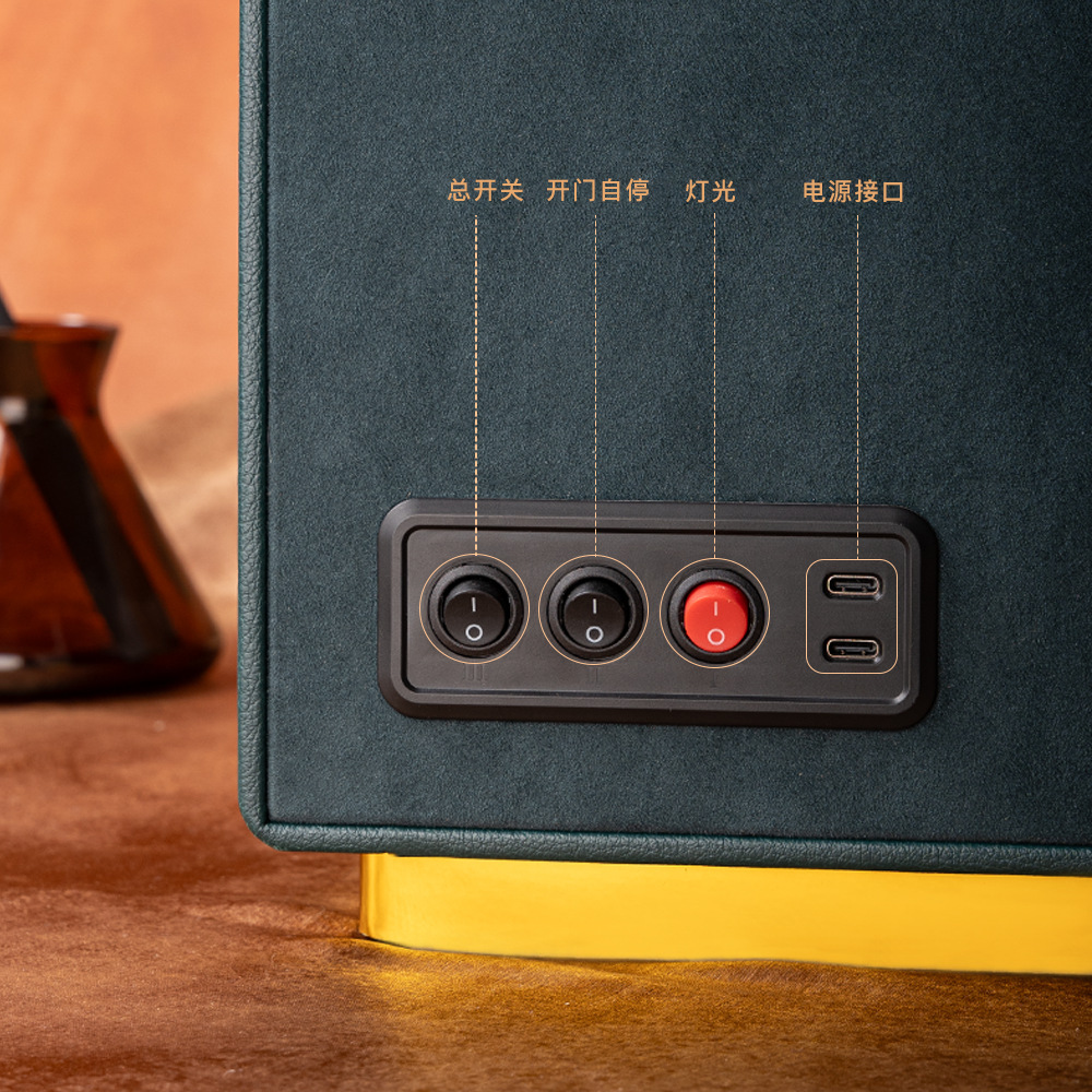 New 4-Position Watch Winder Motor Box for Home Use, Silent Self-Winding Watch Box with Five-Speed Mechanical Watch Winder