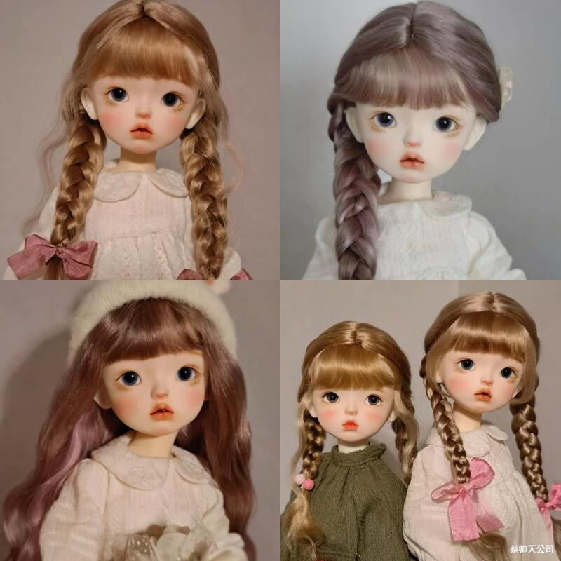 Imported Combed Mohair Hair Row Small Cloth/Bjd 6-Point Baby Hair Bundle Blythe/Ob11 Baby Wig Wool Raw Wool