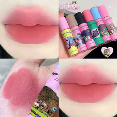 Cappuvini cat lip mud milk cake lip cream without lip glaze matte lipstick soft mist high appearance value affordable students