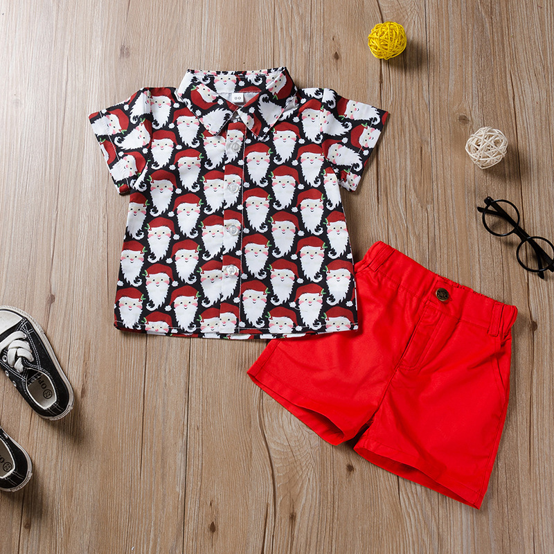 2020夏季新款童套装卡通图案圆领短袖欧美范外贸款厂家清货