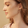 Retro earrings, European style, simple and elegant design, wholesale