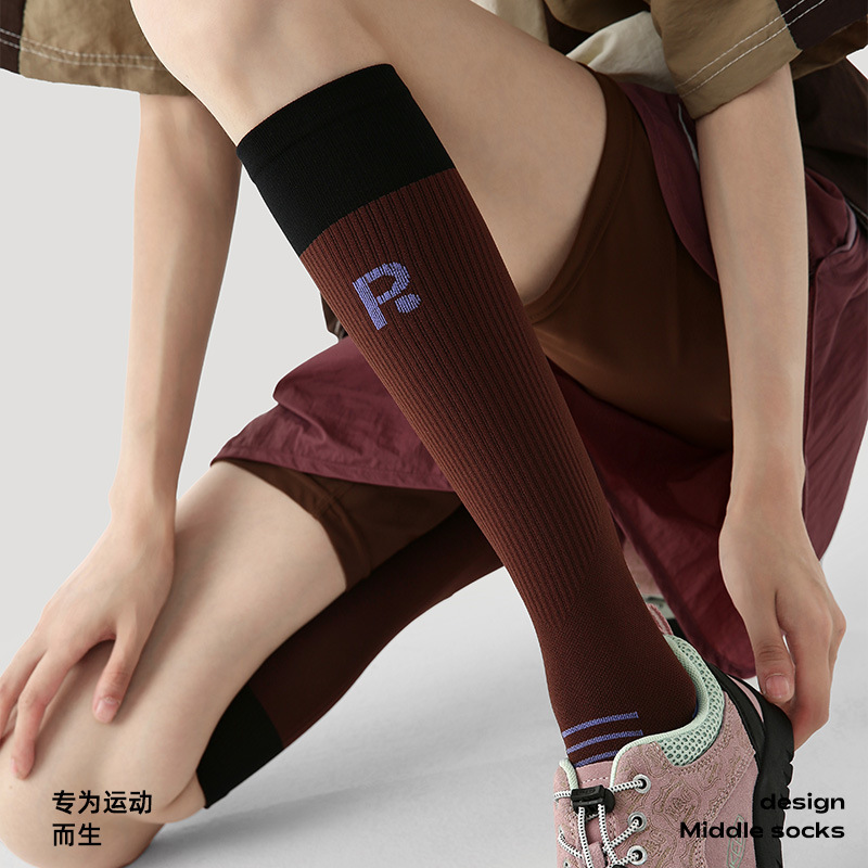 Renaissance压力小腿袜袜子女健身跑步跳绳肌能压缩袜户外骑行|undefined