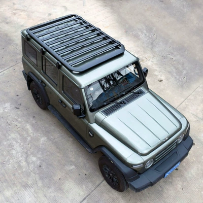 Beijing 212 Car Roof Platform Dedicated Car Roof Expansion Platform with Modified Vehicle-Mounted Platform Travel Rack Luggage Frame (Roof rack) - spoiler