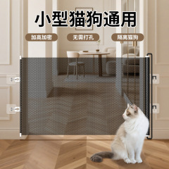 防猫跑出门栏伸缩宠物围栏防跳隔断栅栏门猫门出入门拦猫挡板