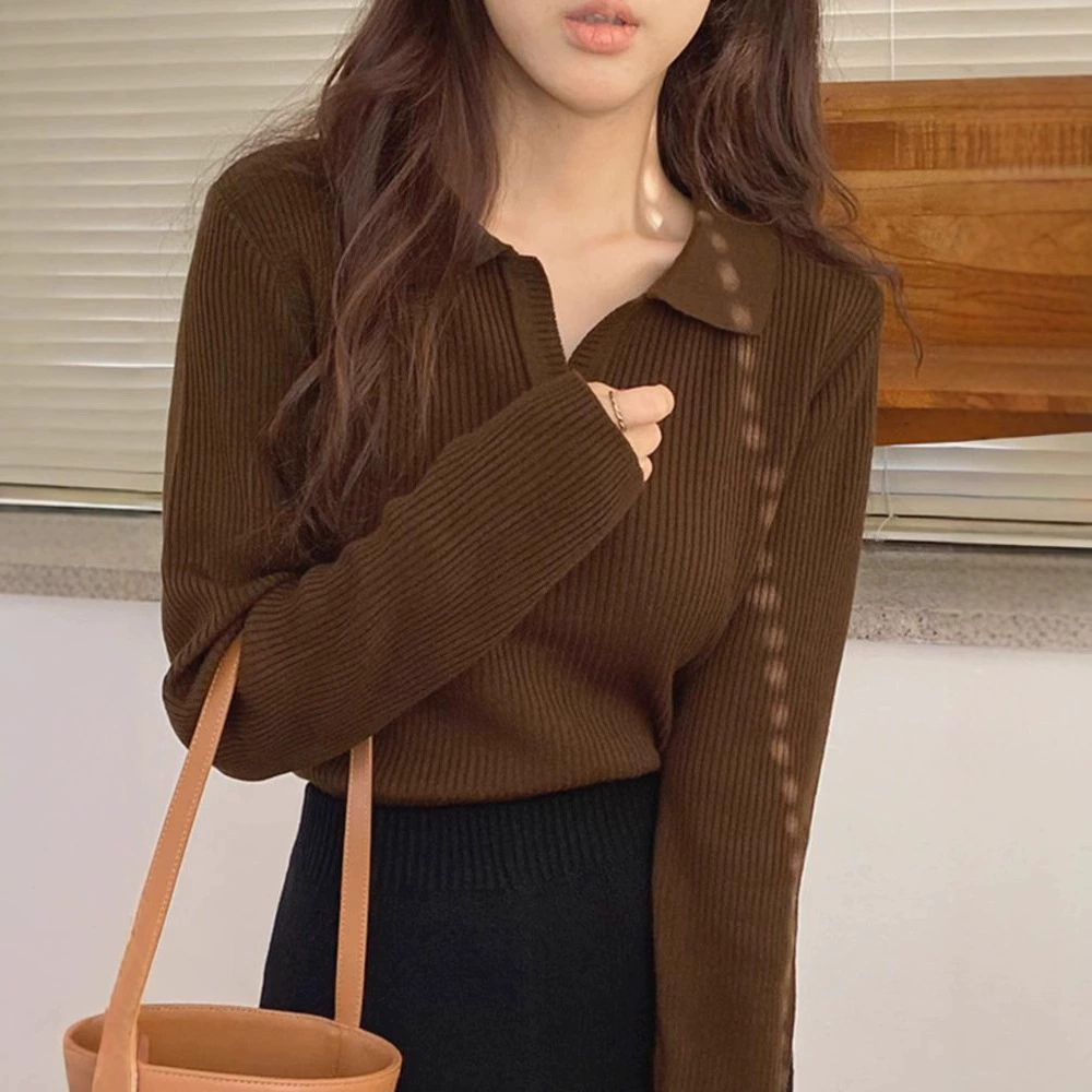 (Cross-border trading), knitted base body-friendly colored sweater