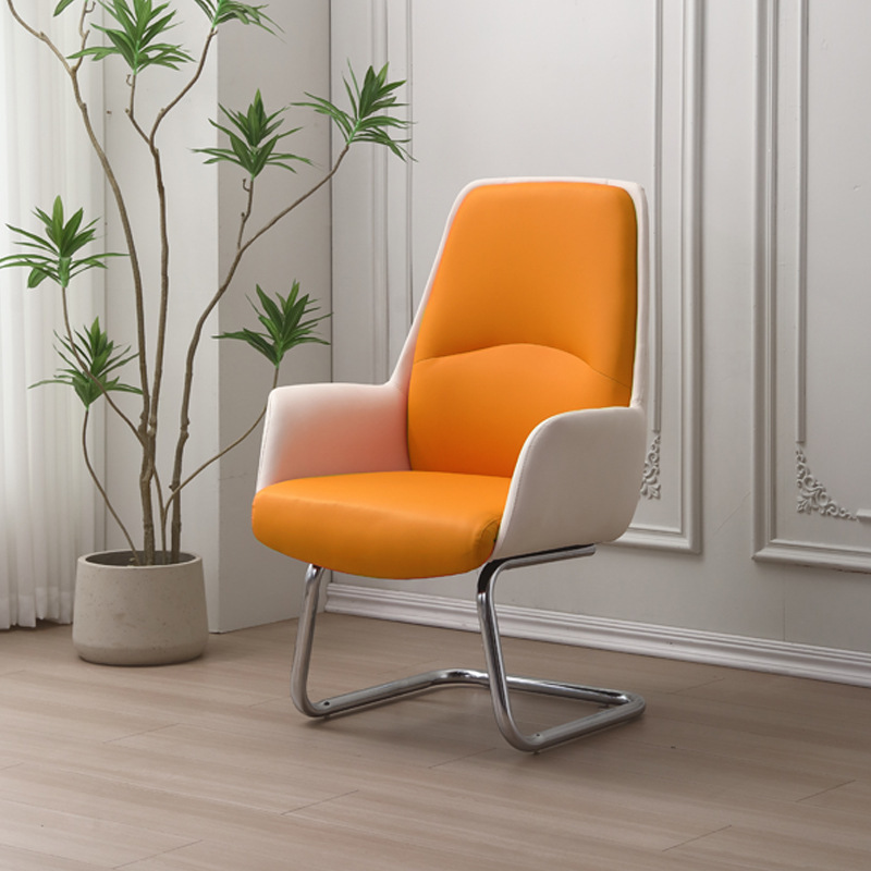 Live Class Front Chair High-end Meeting Negotiation Chair Arch Office Chair Comfortable Sedentary Lifting Staff Mahjong Chair