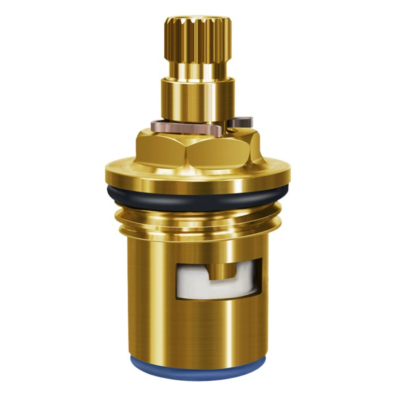 Смеситель медный сердечник клапана одинарный Холодный толстый взрывозащищенный пружинный керамический сердечник из нержавеющей стали с пружиной с защелкой, холодное и горячее смешивание, аксессуары для сердечника клапана смесителя