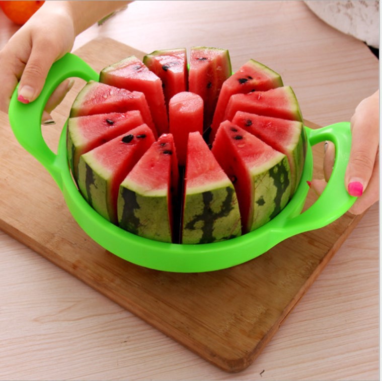 Small Stainless Steel Cutting Watermelon Artifact Watermelon Cutting Fruit Divider Watermelon Slicer