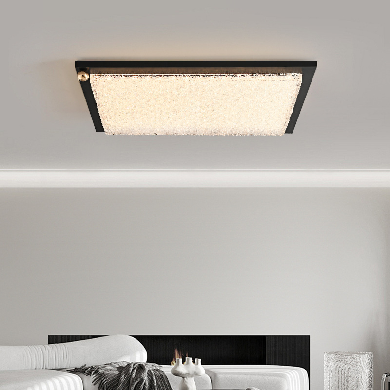 Lámpara de dormitorio de alta gama de lujo ligero de estilo italiano, lámpara de techo led, protección ocular de espectro completo, arte creativo, lámpara de estudio para dormitorio principal