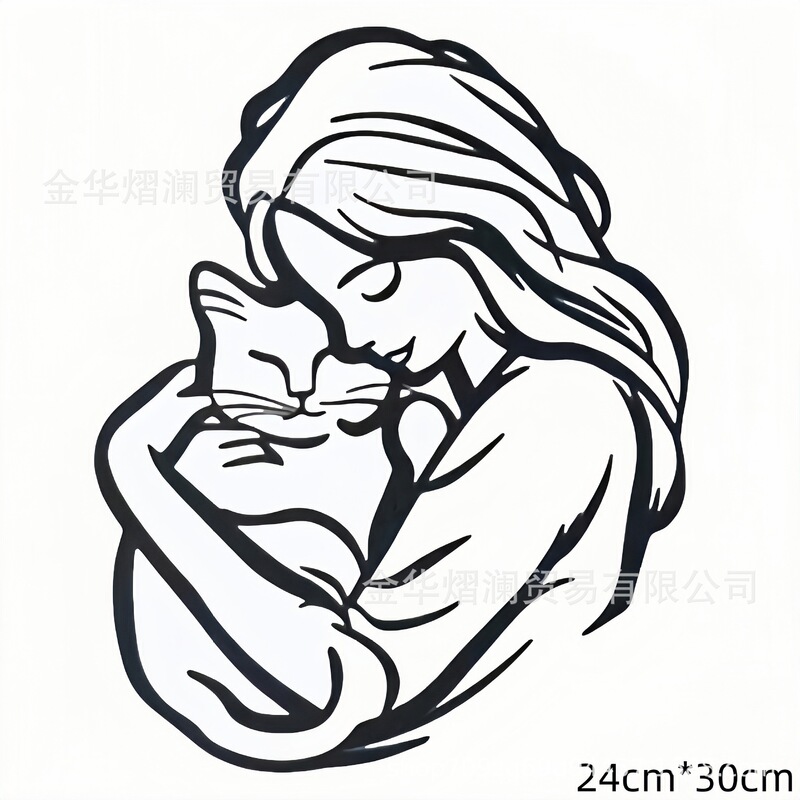 クロスボーダー鉄のシルエットヨーロッパスタイルの鉄絵画工芸品吊り下げ金属壁装飾絵画現代アート壁装飾|undefined