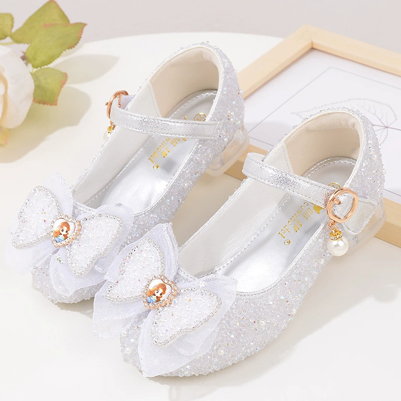 Иностранные детские хрустальные туфли