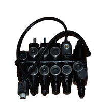 大宇叉车多路阀四路阀四联控制阀 多路阀 分片式四片阀多路换向阀