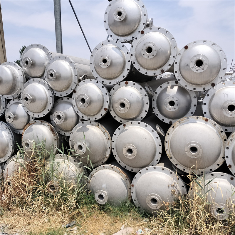 二手不锈钢冷凝器 工业用列管式冷却器   九成新