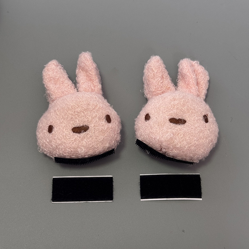 Motuoche – Helmet Decoration Auto Parts and Accessories - dumb-rabbit-2pcs-pink