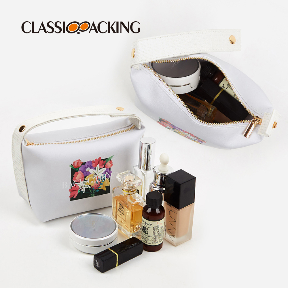 Simple japonés bolsa de cosméticos de gran capacidad de alto aspecto de cuidado de la piel Portátil Bolsa de almacenamiento de productos de viaje al aire libre