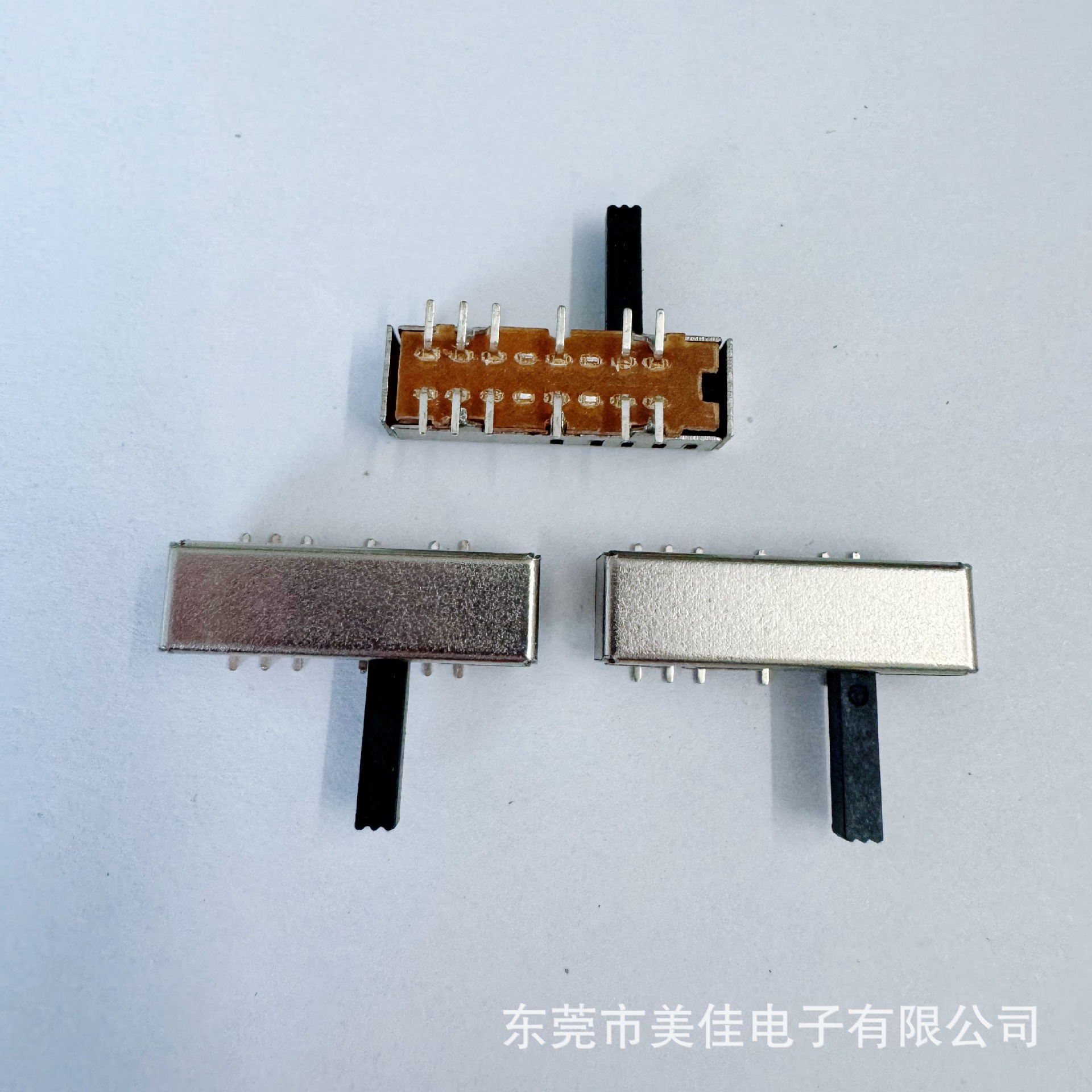 源头工厂生产SK25D08五档贴片12针2P5T调色开关灯饰开关拨动开关