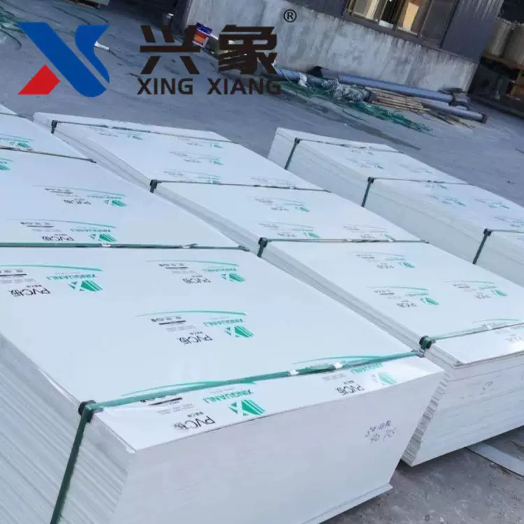 浅灰PVC塑料板聚氯乙烯pvc塑料硬板易焊接耐酸碱分切深圳厂家直供