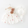 Children's slip dress for princess, hat, children's clothing, wholesale