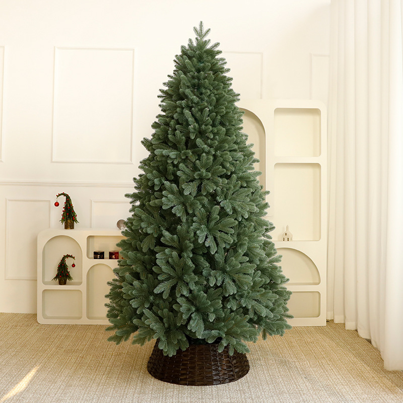 Árbol automático cifrado puro PE árbol de Navidad casero DIY decoración de Navidad decoración escenario
