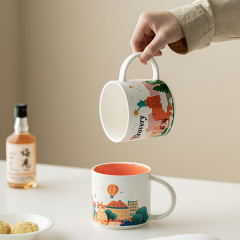 クリエイティブカップ在庫卸売ギフトウォーターカップカスタムコーヒーカップお土産セラミックカップビジネスギフトマグ