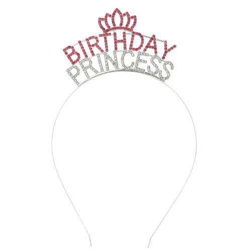 European and American fashion birthday crown tiara BIRTHDAY PRINCESS birthday princess party headband wholesale