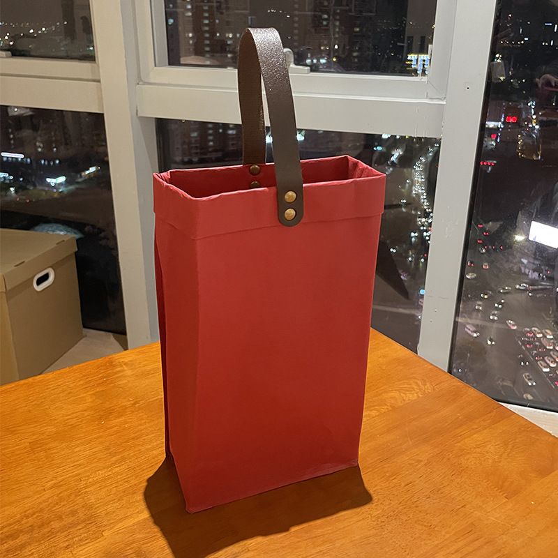 레드(더블) 프리 헤어 패드, 레드 와인 백