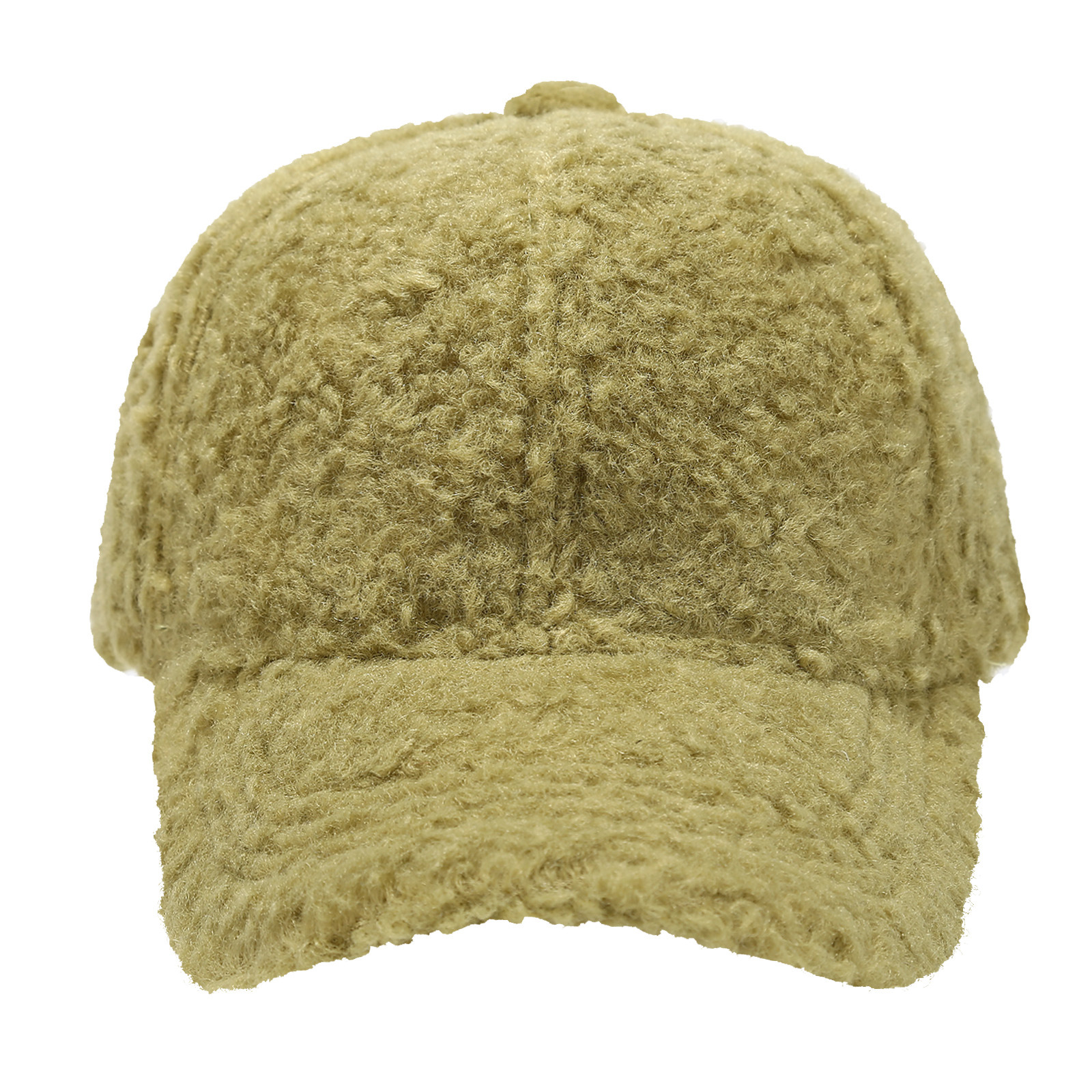 Winter Lamm Wolle Baseball Caps Für Kinder Baby Kinder Warme Dicke Feste Farbe Golf Caps Mädchen Junge Sport Gebogene Krempe Visiere Hut – Detail 15
