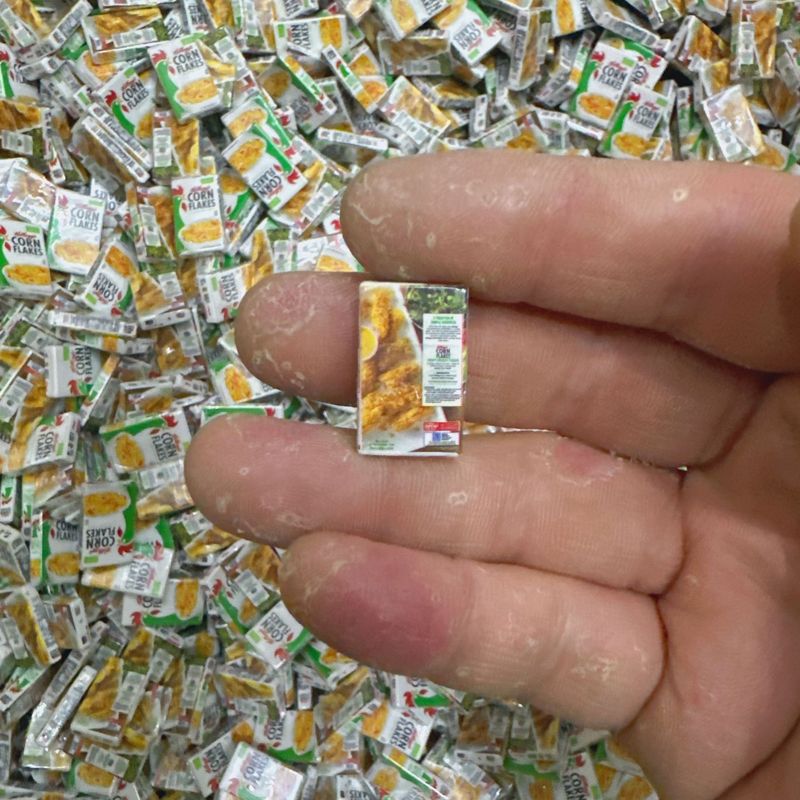 正版超市盲袋微缩迷你惊喜玩具超市超迷你火鸡麦片隐藏创意模型|undefined