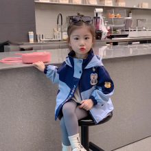 女童外套春秋款2025新款洋气女孩宝宝春季休闲上衣儿童春装冲锋衣