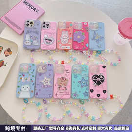 ins小众少女气质爱心猫咪X适用iPhone16ProMax苹果14/13/12手机壳