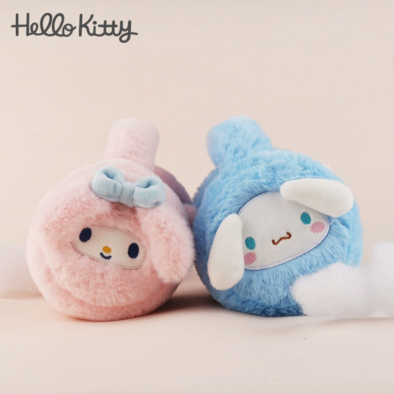 Три Санрио Authentic Югуй Собака Мелодия Куломикачи Кот Осень и Зима Ушные Меховые Защиты для Тепла Девочек Ушки