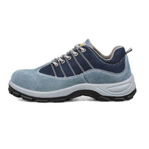 Safety shoes for men, summer steel toe cap, anti-punching, anti-piercing, construction site safety, old-fashioned steel plate, odor-resistant, oil-resistant work shoes.