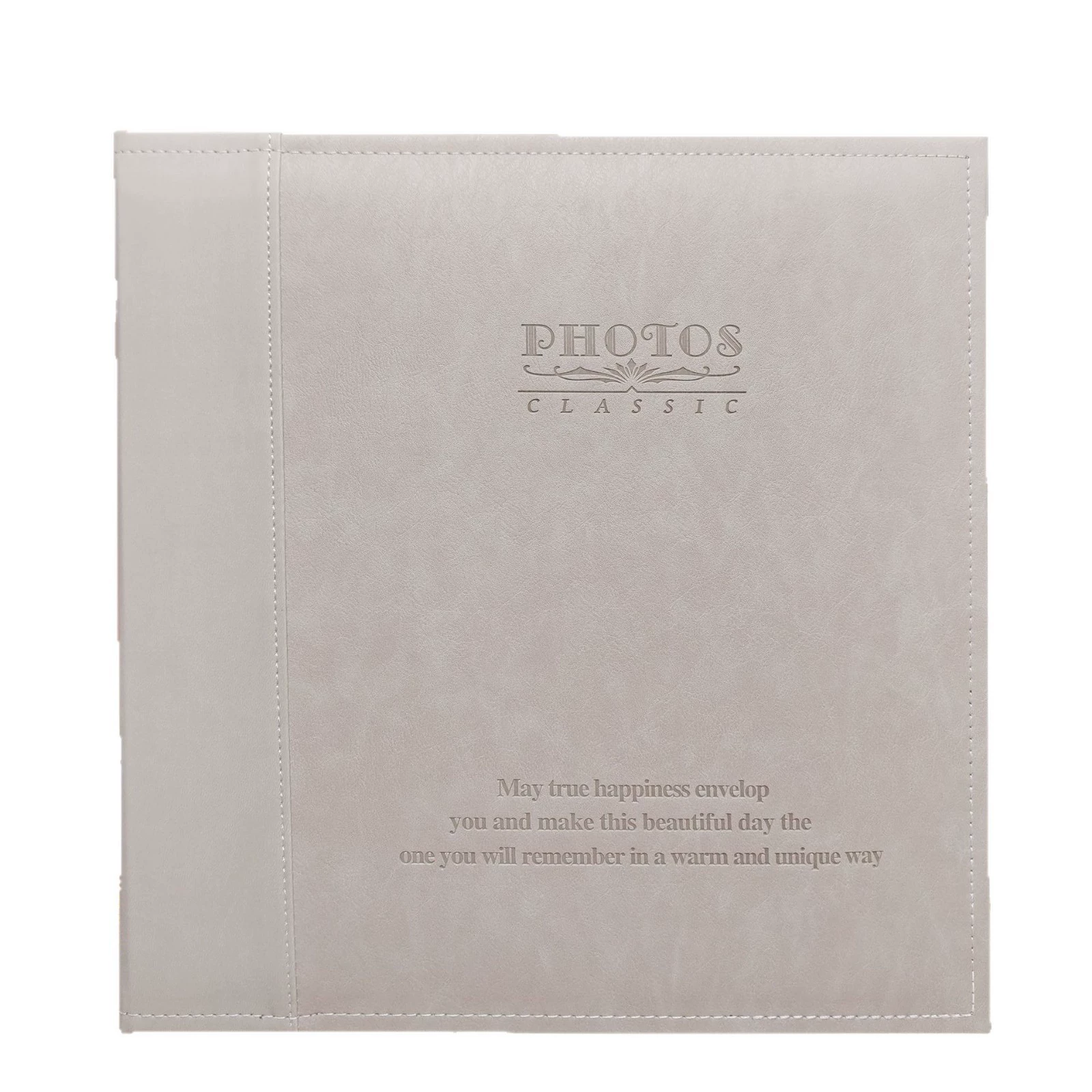 Self-adhesive Photo Album (Guanmei) 12-inch, Handmade PU Cover, 315×325 mm