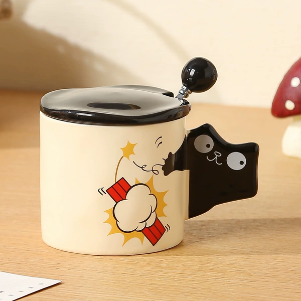 Firecracker cup+lid+spoon
