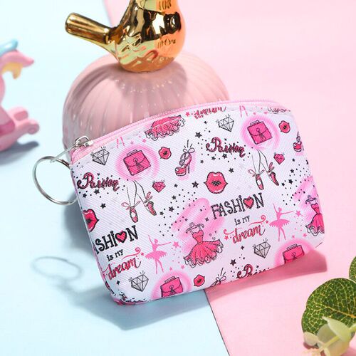 Creative Cartoon Creative PU Zero Wallet Fashion Key Coin Bag Mini Children Bag Lady Wallet