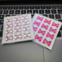 多巴胺混彩水晶立体蝴蝶结3D装饰亚克力钻贴手账手机壳DIY装饰贴