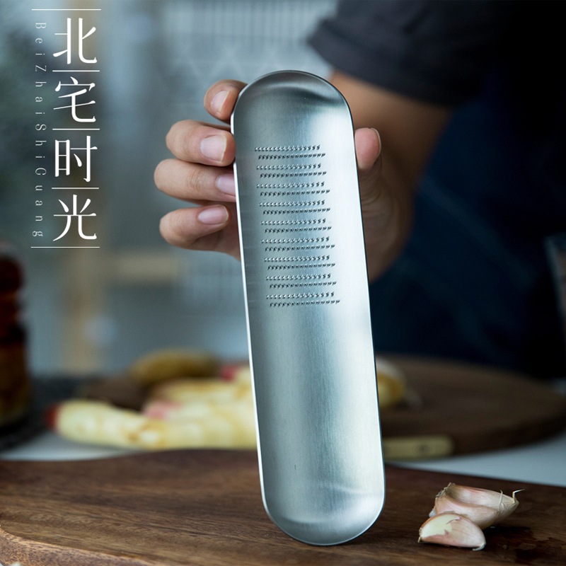 Japanese Imported Yoshikawa Metal Ginger Grinder Stainless Steel Manual Ginger Paste Maker Household Baby Food Fruit Puree Ginger Garlic Grinder