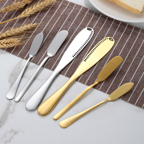 Stainless steel butter knife, baking cheese spreader, jam spreader, cream spreader, butter knife, cheese knife, cross-border tableware