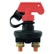 四孔旋钮式电瓶保护开关防漏双铜柱电池开关6-32v船用配件总开关