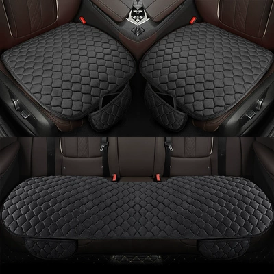 Seat cushion, seat cover – single piece butt pad three-seat