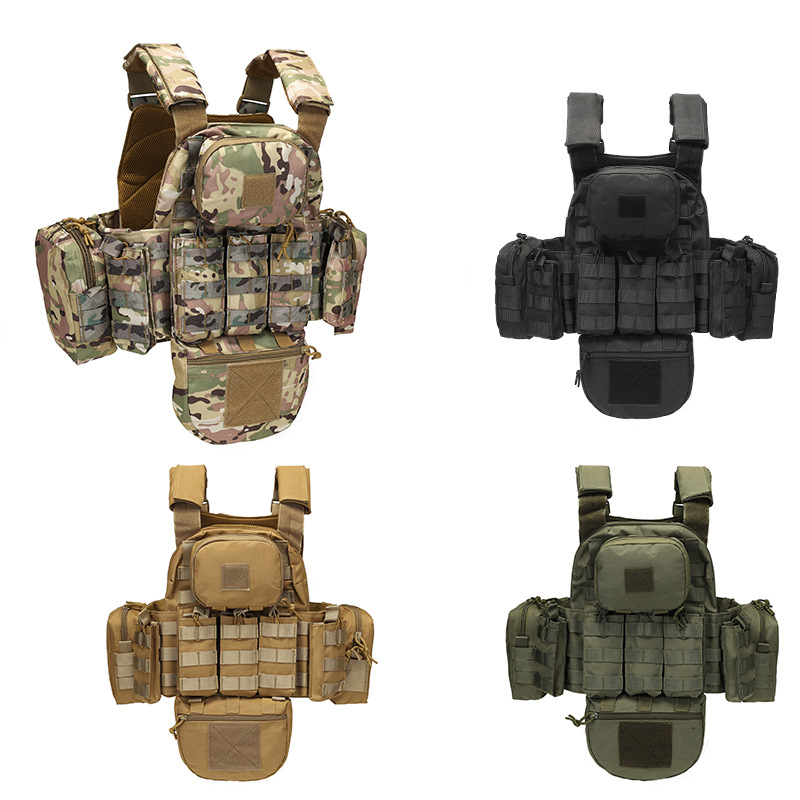 Multifuncional ventilador resistente al desgaste al aire libre chaleco táctico molle sistema expandible chaleco táctico