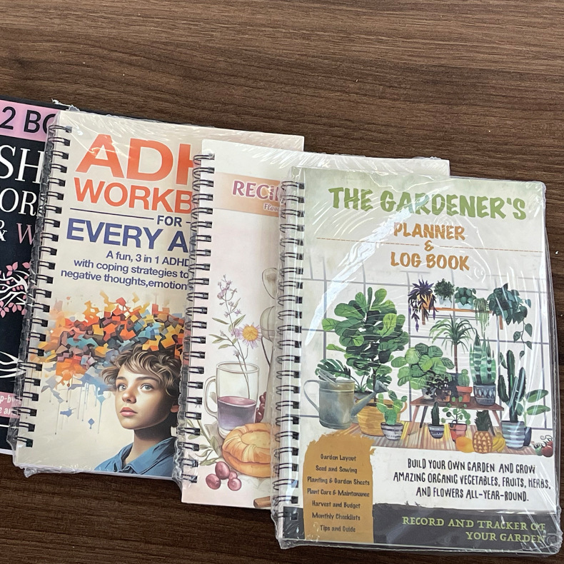 Cross-Border Amazon Hot-Selling Coil Notebook for Psychological Healing, Stress Reduction, Anxiety Management, and Mood Management Wholesale