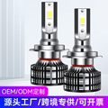 跨境批发汽车led大灯12V 24V车灯泡超亮H1H7H49012聚光灯